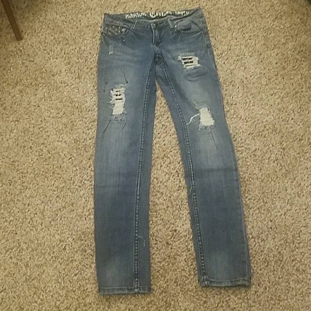 Studded Skinny leg jeans